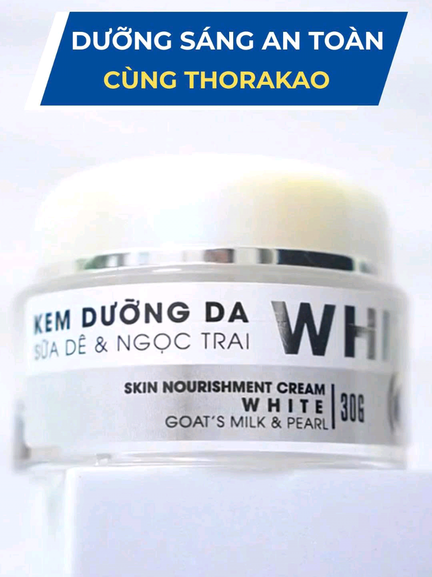 Kem sữa dê ngọc trai